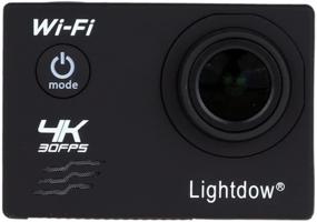 img 4 attached to 📷 Lightdow 4K WiFi Ultra HD Action Camera with 170° Sony Sensor, Waterproof up to 30M, Sports Camcorder, and Mounting Accessories Kits.