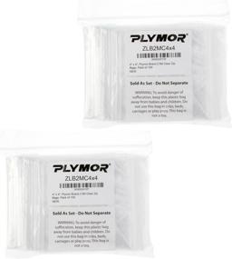 img 1 attached to 📦 Plymor Pack Continuous Zipper Closure Plastic Packaging & Shipping Solutions