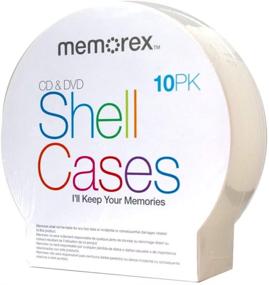 img 1 attached to Clear C-Shell кейсы: Меморекс, пакет из 10 штук – идеальная защита для ваших дисков.