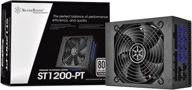 💡 серебристый блок питания silverstone strider 1200w, 80 plus platinum, модульный блок питания - ps-st1200-pt логотип