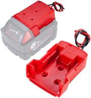 milwaukee m18 18v dock power connector adapter - 2 pack, 12 gauge for robotics and power wheels logo