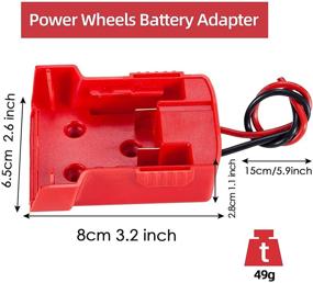 img 1 attached to Milwaukee M18 18v Dock Power Connector Adapter - 2 Pack, 12 Gauge for Robotics and Power Wheels