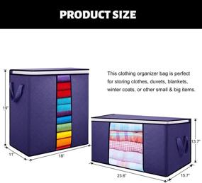 img 3 attached to Organizer Foldable Containers Reinforced Blankets Storage & Organization