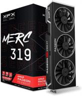 💥 xfx speedster merc319 rx 6900 xt черная игровая графическая карта с 16 гб gddr6, hdmi 2.1, 2x displayport, usb-c, amd rdna 2 логотип