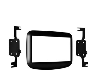 img 1 attached to 🔧 Enhance the Style of Your 2013-Up Dodge Dart with Metra 95-6517HG Double DIN Mounting Kit (High Gloss Black)