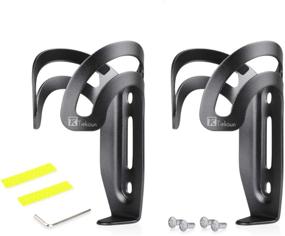 img 4 attached to Tiekoun Bike Water Bottle Holder Cage 2 Pack: Lightweight & Adjustable for Easy Installation on Any Cycling Bike