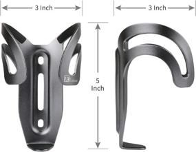 img 3 attached to Tiekoun Bike Water Bottle Holder Cage 2 Pack: Lightweight & Adjustable for Easy Installation on Any Cycling Bike