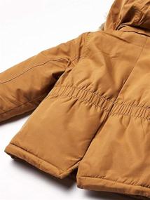 img 3 attached to Carters Heavyweight Advernture Parka Camel Boys' Clothing