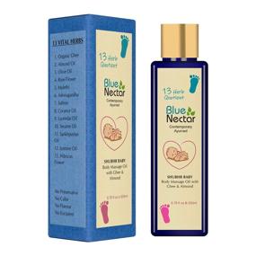 img 4 attached to Blue Nectar Ayurvedic Massage Organic Baby Care