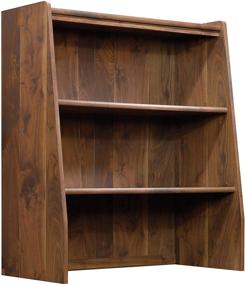 img 4 attached to 📚 Sauder Clifford Place Library Hutch in a Stunning Grand Walnut Finish