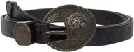 👩 frye women's 15mm genuine leather belt: durable and stylish accessory for women's fashion logo