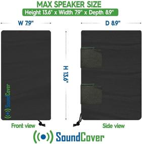 img 3 attached to 🔊 Sun Dust & Water Resistant Speaker Covers Bags for Yamaha AW294, Definitive Technology AW 5500, Polk Audio Atrium 6, Yamaha AW350 & Bose 251 by SoundCover...