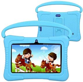 img 1 attached to 📱 Foren-Tek K88 7 Inch Android 9.0 Kids Tablet, 2GB RAM +32GB ROM, Pre-Installed Kid Mode, WiFi Android Tablet, Kid-Proof Case (Blue)