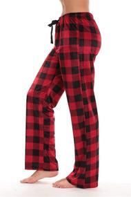 img 2 attached to Followme Fleece Pajama Sleepwear 45803 10195 RED M Women's Clothing