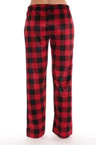 img 1 attached to Followme Fleece Pajama Sleepwear 45803 10195 RED M Women's Clothing