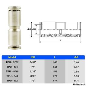 img 3 attached to Соединители пневматических никелированных фитингов Tailonz