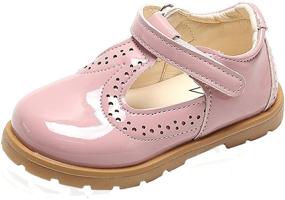 img 4 attached to PPXID Girls' British T-Bar Oxford Shoes - Princess Mary Jane Flats for Toddlers