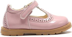 img 2 attached to PPXID Girls' British T-Bar Oxford Shoes - Princess Mary Jane Flats for Toddlers