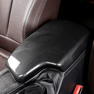 🚗 limbqs 328i 435i armrest cover, carbon fiber color center consoles pad for bmw f30 f32 f34 (abs material) - enhanced seo logo