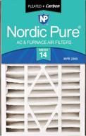 🌬️ запасной фильтр для печи nordic pure 16x25x5: оптимизируйте свою систему hvac с высококачественной воздушной фильтрацией логотип