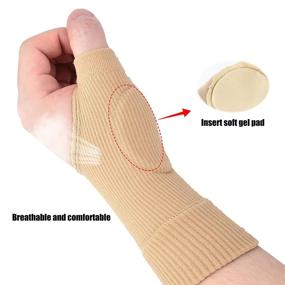 img 1 attached to Breathable Compression Arthritis Tendonitis Comfortable