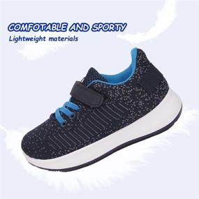 img 1 attached to Toandon Sneakers Breathable Lightweight Athletic Sports & Fitness for Running