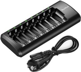 img 4 attached to 🔋 Advanced RayHom AA AAA Battery Charger - Smart 8 Bay Recharger with Pilot Lamp for Ni-MH Ni-CD AA & AAA Rechargeable Batteries