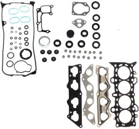 img 1 attached to HS26236PT-2 Vincos Head Gasket Set with Head Bolts - Compatible with 2001-2005 Civic DX LX VTEC D17A1 1.7L
