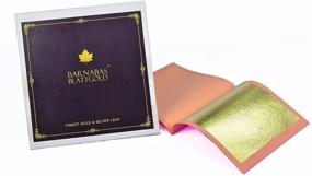 img 1 attached to Genuine Gold Leaf Sheets 23 75K Crafting for Craft Supplies