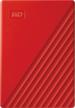 🔴 wd 2tb my passport portable external hard drive hdd - usb 3.0, usb 2.0 compatible (red) logo