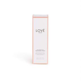 img 1 attached to 💆 Love Hair Nourishing Hair Mask: Hydrate and Restore with No Parabens or Sulfates - Ideal for All Hair Types, Natural and Cruelty-Free!