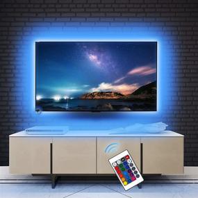 img 4 attached to 🎉 Gracerg LED Strip Lights for 32-65in TV Backlight Kit, PC Monitors, Bedroom, Gaming Room, Home Theatre Atmosphere Lighting