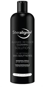 img 1 attached to 🦷 Discover Steraligner: The Ultimate Cleaning Solution for Aligner Trays - 16oz Bottle with Marked Tray Included, Promotes Dental Hygiene, Tartar Reduction, Plaque Removal and Healthier Teeth & Gums