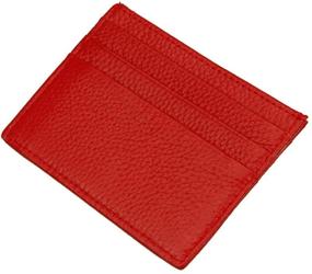 img 2 attached to Genuine Leather Blocking Compact Men's Accessories by DEEZOMO: A Perfect Blend of Style and Function