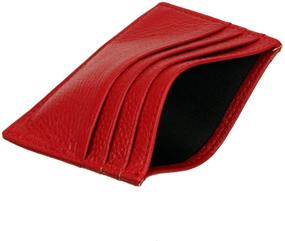 img 1 attached to Genuine Leather Blocking Compact Men's Accessories by DEEZOMO: A Perfect Blend of Style and Function