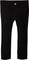 stretch twill pant with 5 pockets for little girls by dickies logo