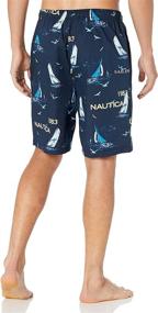 img 1 attached to 🌙 Nautica Woven Sleep Short: Stylish French Men's Loungewear for Optimal Comfort