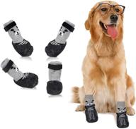 🐾 lhotse dog boots paw protector: waterproof, reflective, skid-proof shoes for small to large dogs (2 sizes available) logo