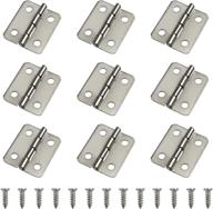 💼 50 sets of silver tone mini box hinges + 200 replacement screws for wood jewelry boxes логотип