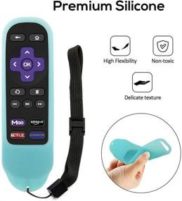 img 2 attached to 📺 Gvirtue Roku Remote Control Compatible with Roku Models: Roku 1, Roku 2 (HD, XD, XS), Roku 3, Roku LT, HD, XD, XDS, Roku N1, Roku Express, Roku Express (Luminous Blue)