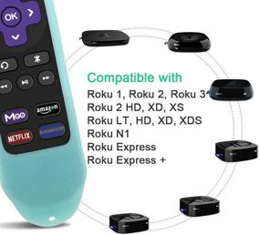 img 3 attached to 📺 Gvirtue Roku Remote Control Compatible with Roku Models: Roku 1, Roku 2 (HD, XD, XS), Roku 3, Roku LT, HD, XD, XDS, Roku N1, Roku Express, Roku Express (Luminous Blue)