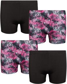 img 4 attached to Rene Rofe Girls Play Shorts - Girls' Active Clothing for Optimal Performance