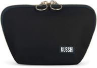 kusshi travel-ready washable makeup bag logo