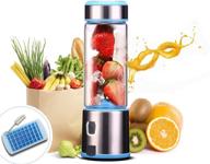 🔋 rechargeable usb smoothie blender - personal mixer with 5100mah battery, 14oz capacity, six 3d blades for perfect mixing - ideal for smoothies, fruit juice, milkshakes (blue) логотип