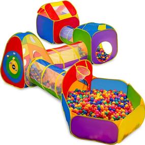 img 4 attached to 🌈 Ultimate Fun Galore with the Piece Kids Ball Play Tunnel!