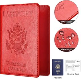 img 2 attached to 🛂 Passport Vaccine Holder: Travel in Style with this Passport Cover and Accessory