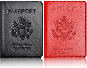 img 4 attached to 🛂 Passport Vaccine Holder: Travel in Style with this Passport Cover and Accessory