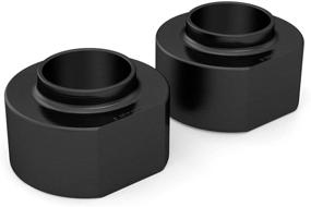 img 3 attached to 2-Inch Lift Leveling Kit: Front or Rear - Compatible with Jeep 🚙 Cherokee, Wrangler, and Grand Cherokee - Premium Aluminum Black Spacers for Improved Suspension