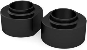 img 4 attached to 2-Inch Lift Leveling Kit: Front or Rear - Compatible with Jeep 🚙 Cherokee, Wrangler, and Grand Cherokee - Premium Aluminum Black Spacers for Improved Suspension