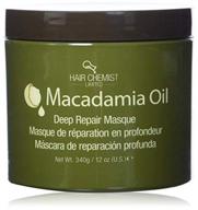 💆 macadamia deep repair masque 12 oz - hair chemist logo